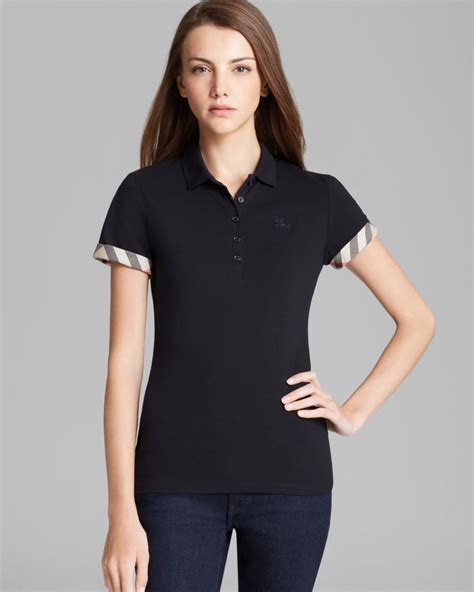 burberry polo shirt ladies|burberry brit shirt women.